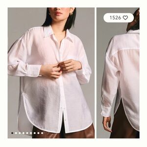 Anthropologie The Bennet Button Down Shirt by Maeve